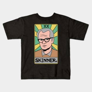 BF Skinner Tarot Card - Behavioral Psychology - Applied Behavior Analysis Reinforcement Kids T-Shirt